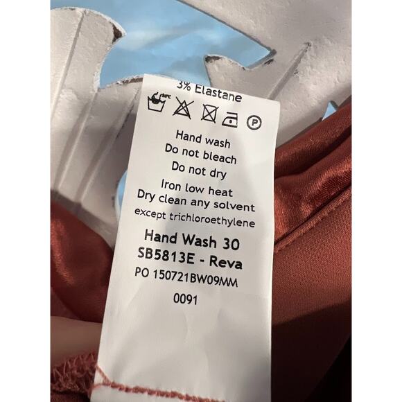 House of CB Reva Satin Balcony Corset Midi Dress Size S Small - Picture 9 of 10